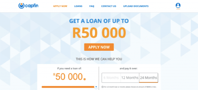 Capfin - Loans up to R50.000