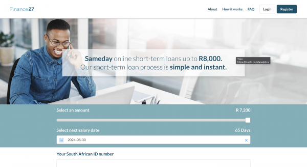 Finance 27 - Loans up to R7.200