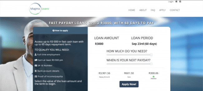 Magma Loans - Loans up to R3.000