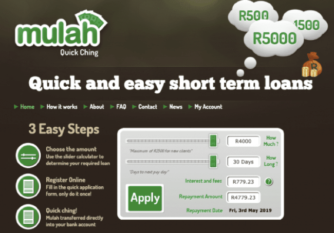 Mulah - Loans up to R4.000